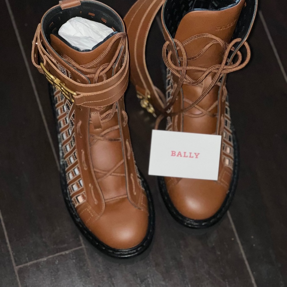 BALLY GLARIS-LASER BROWN BOOTS